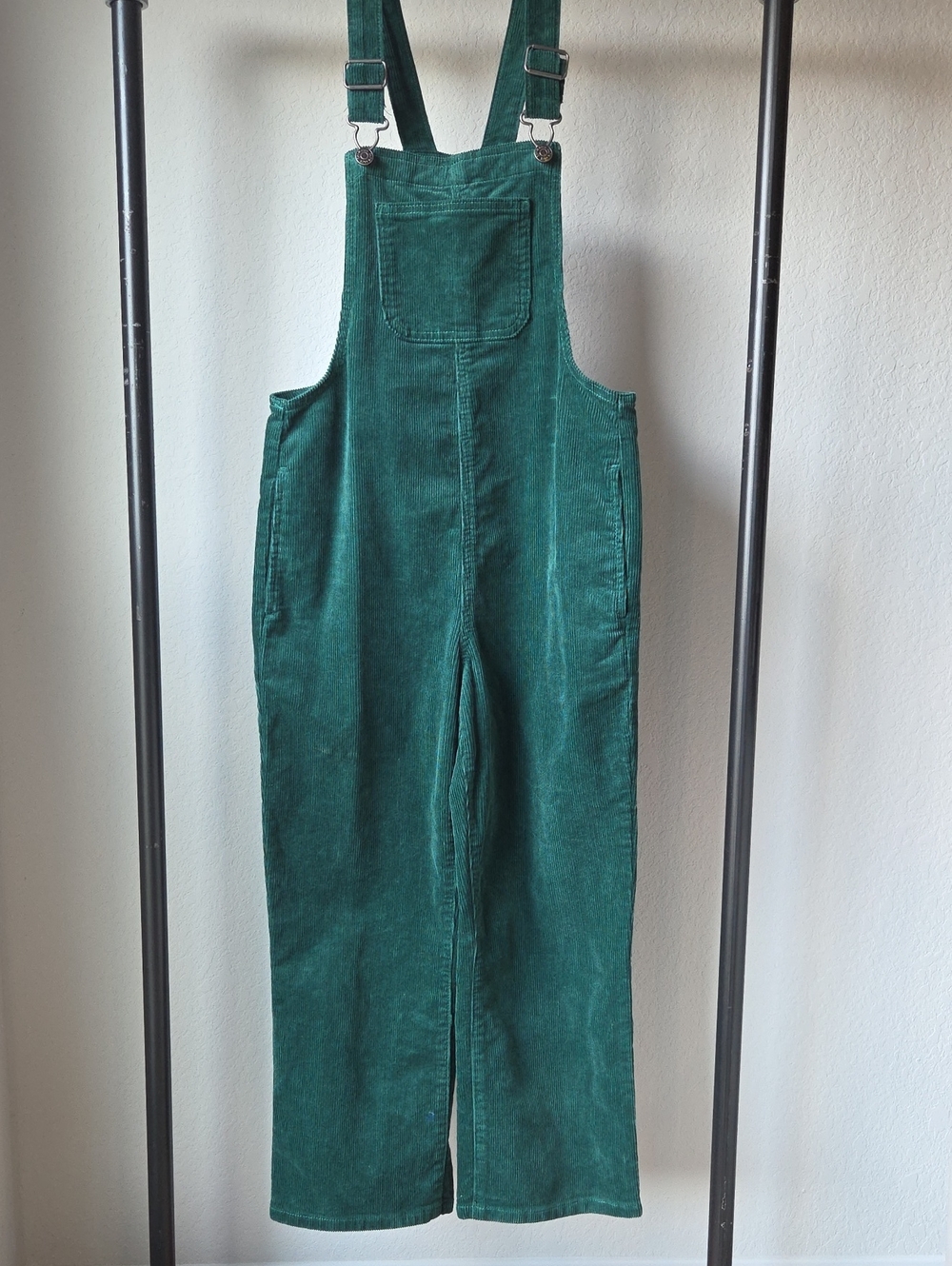 Girls Cat & Jack Teal Green Corduroy Overalls Jumper Pants Holiday XL 14